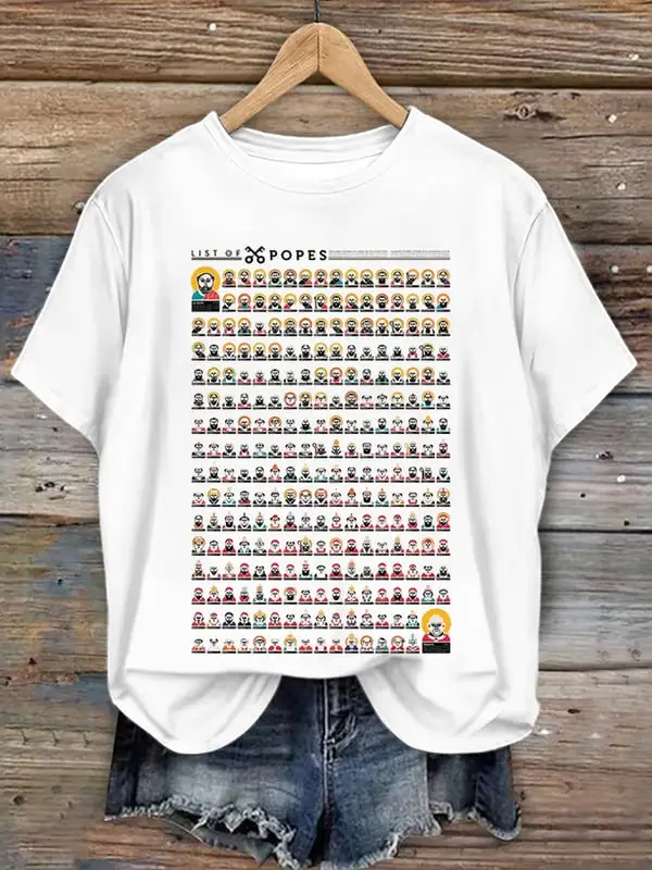 Women's Thanks PF 1936-2025 Print Short Sleeve Round Neck Cotton T-Shirt