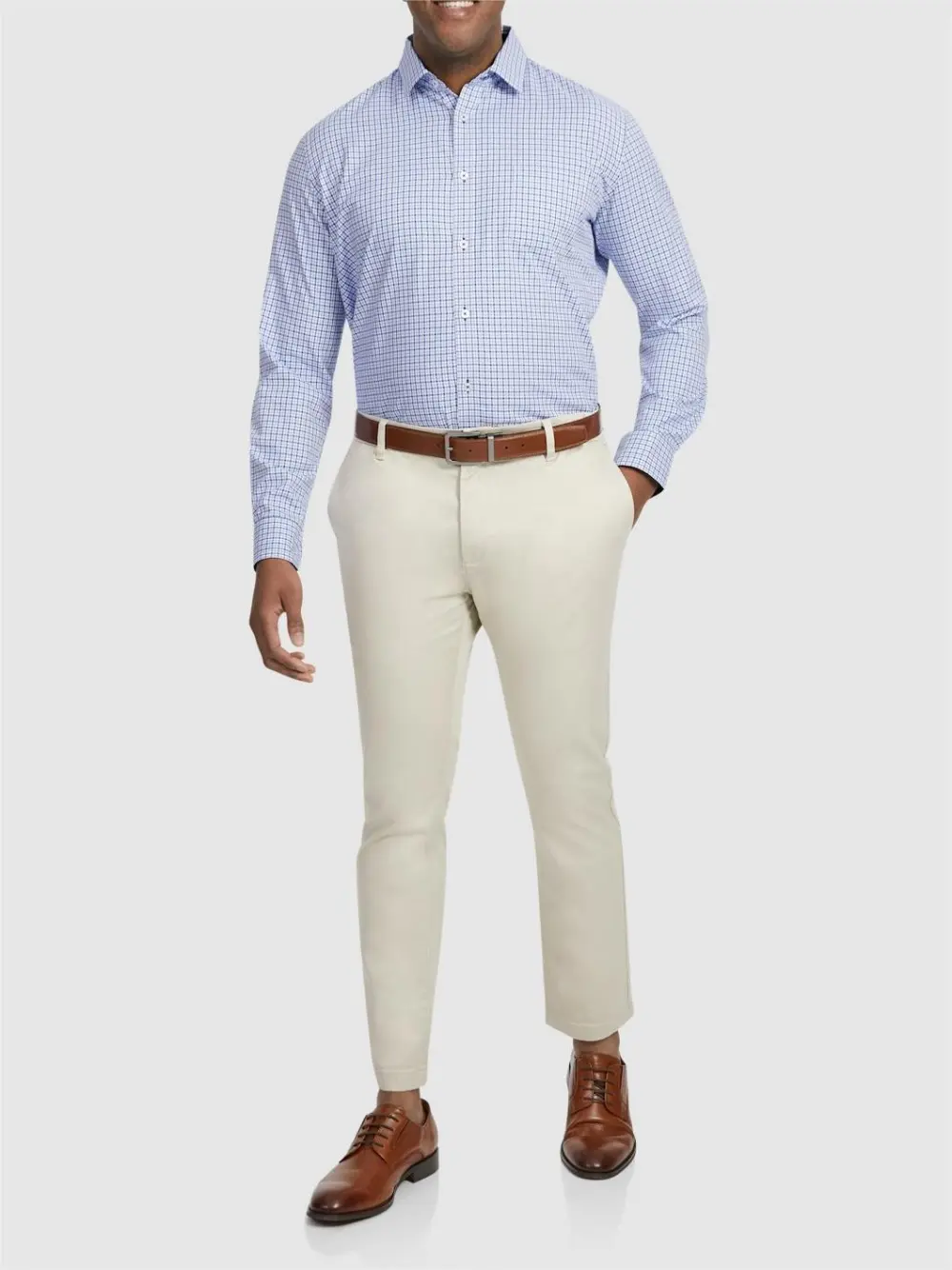 BLUE CHECK LONG SLEEVE SHIRT