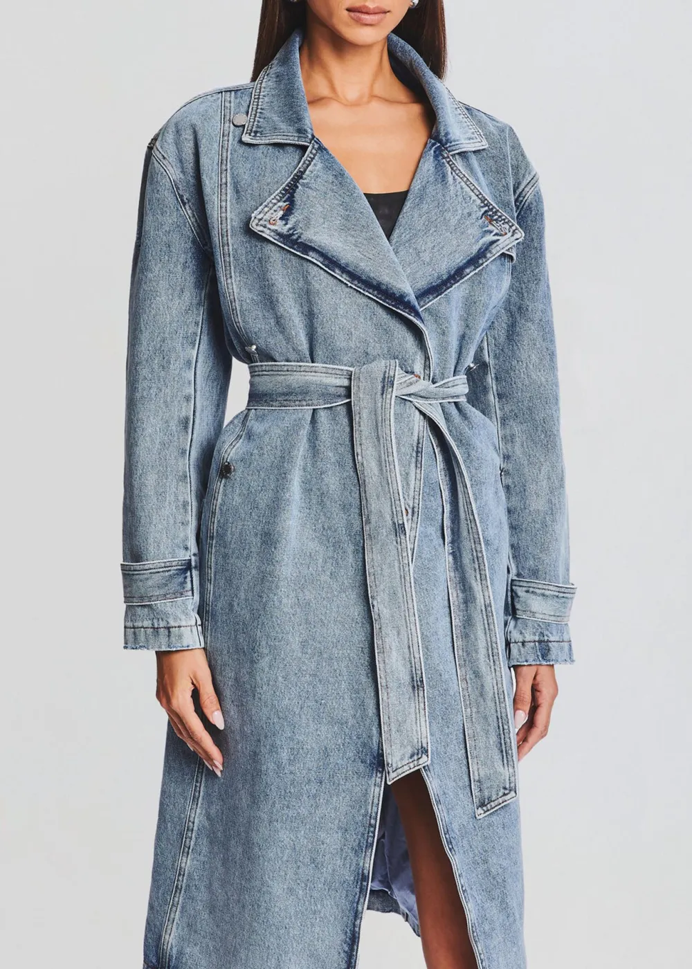 Denim Long Jacket