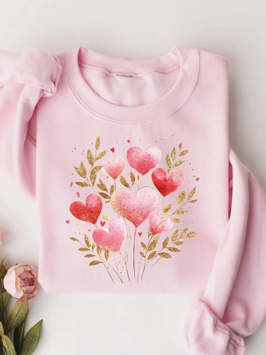 Heart Bouquet Sweatshirt