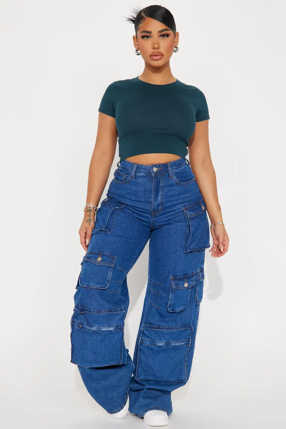 Robin Crop Top - Teal