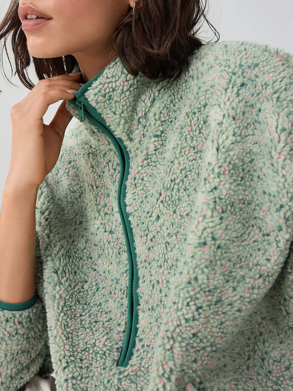 Quarter Zip Fashionable Wool Sweater