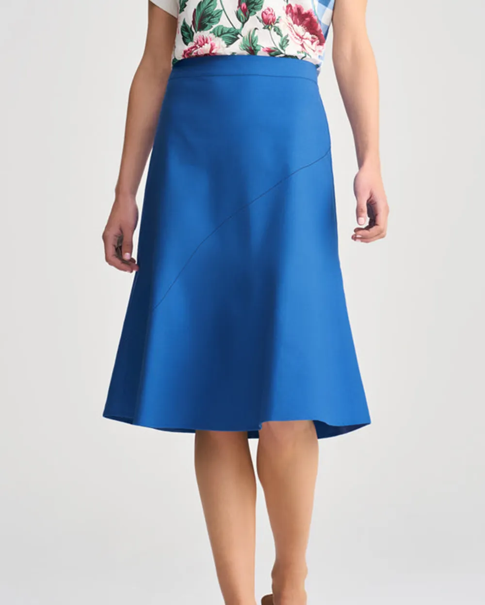 Linen Skirt - Polka Dot