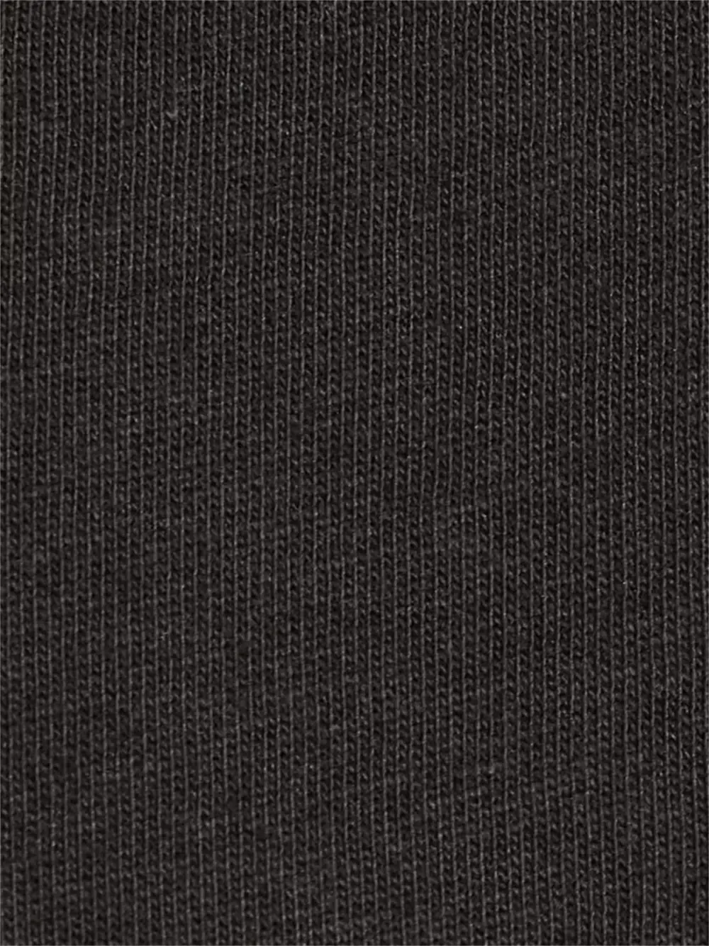 BLACK ROUND NECK LONGLINE TEE