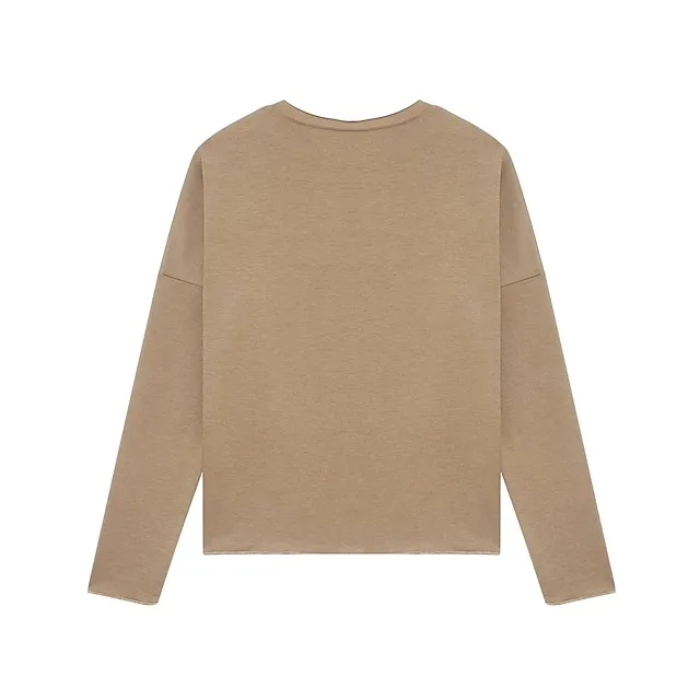 Women's Sweatshirt Pullover Cat Active Vintage Streetwear Print Pink Red Navy Blue touch my coffee i will slap you so hard even google won't be able to find you Loose Fit Daily Sports Round Neck Long