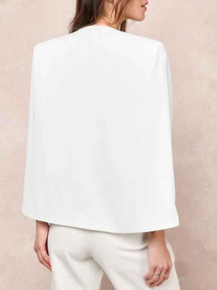 Modern Cape Sleeve Blazer