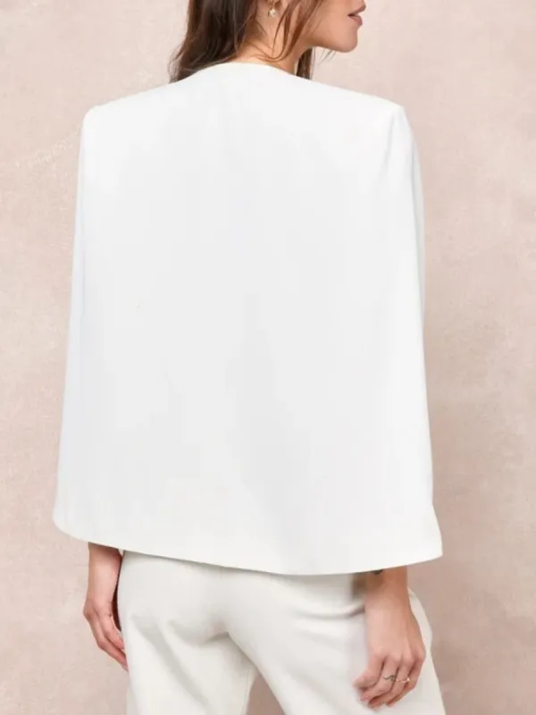 Modern Cape Sleeve Blazer