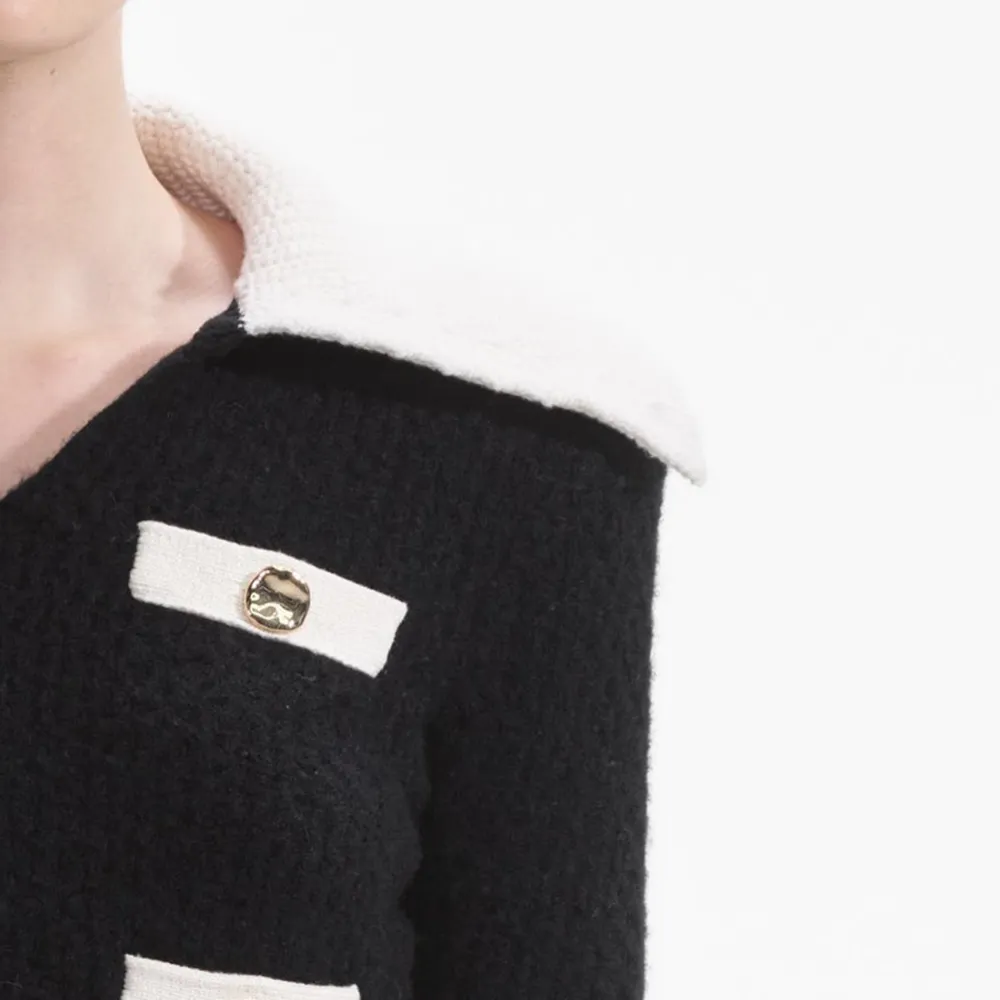 Black Cashmere Blend Jumper