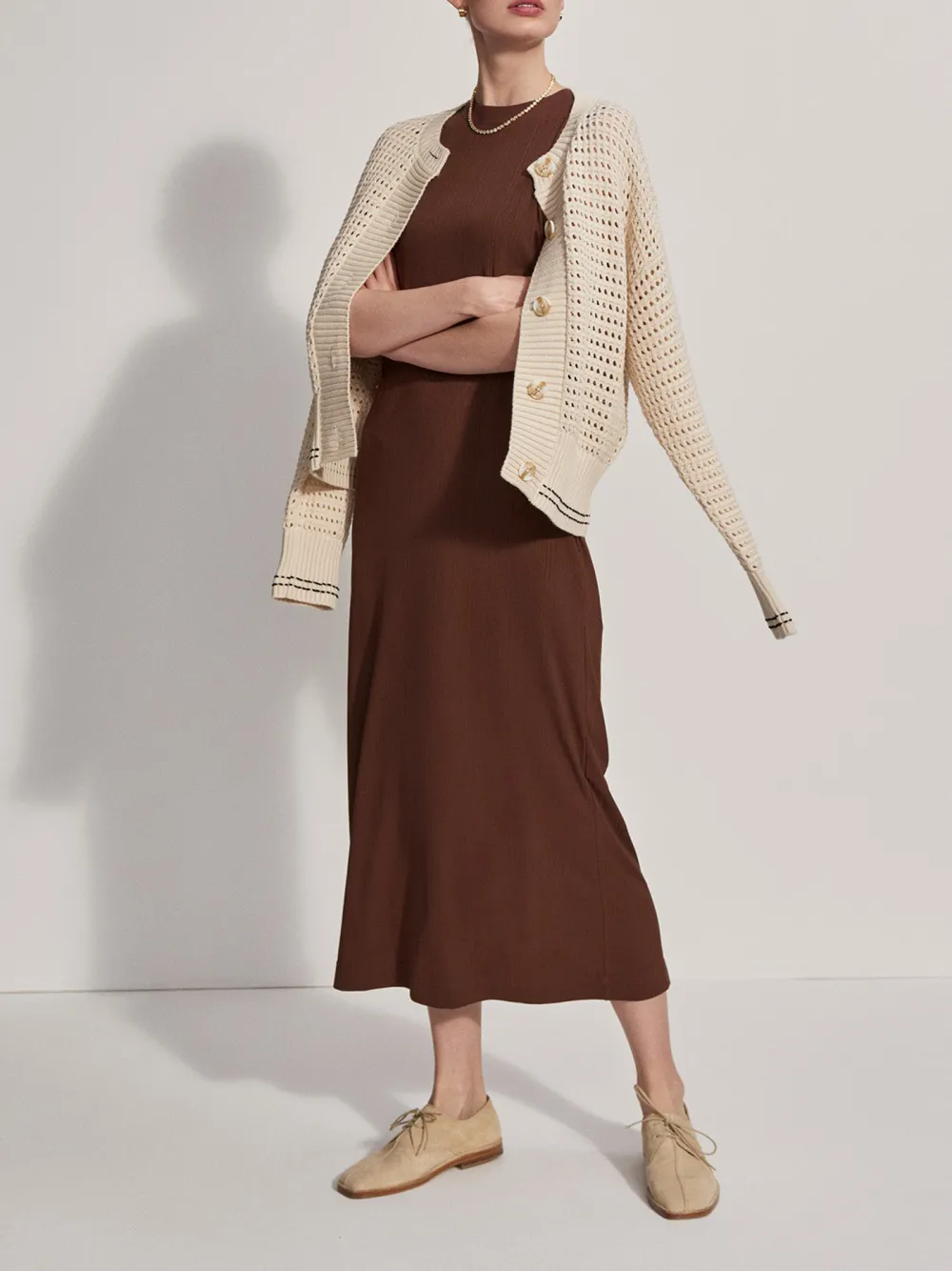 Satin Sleeveless Midi Dress