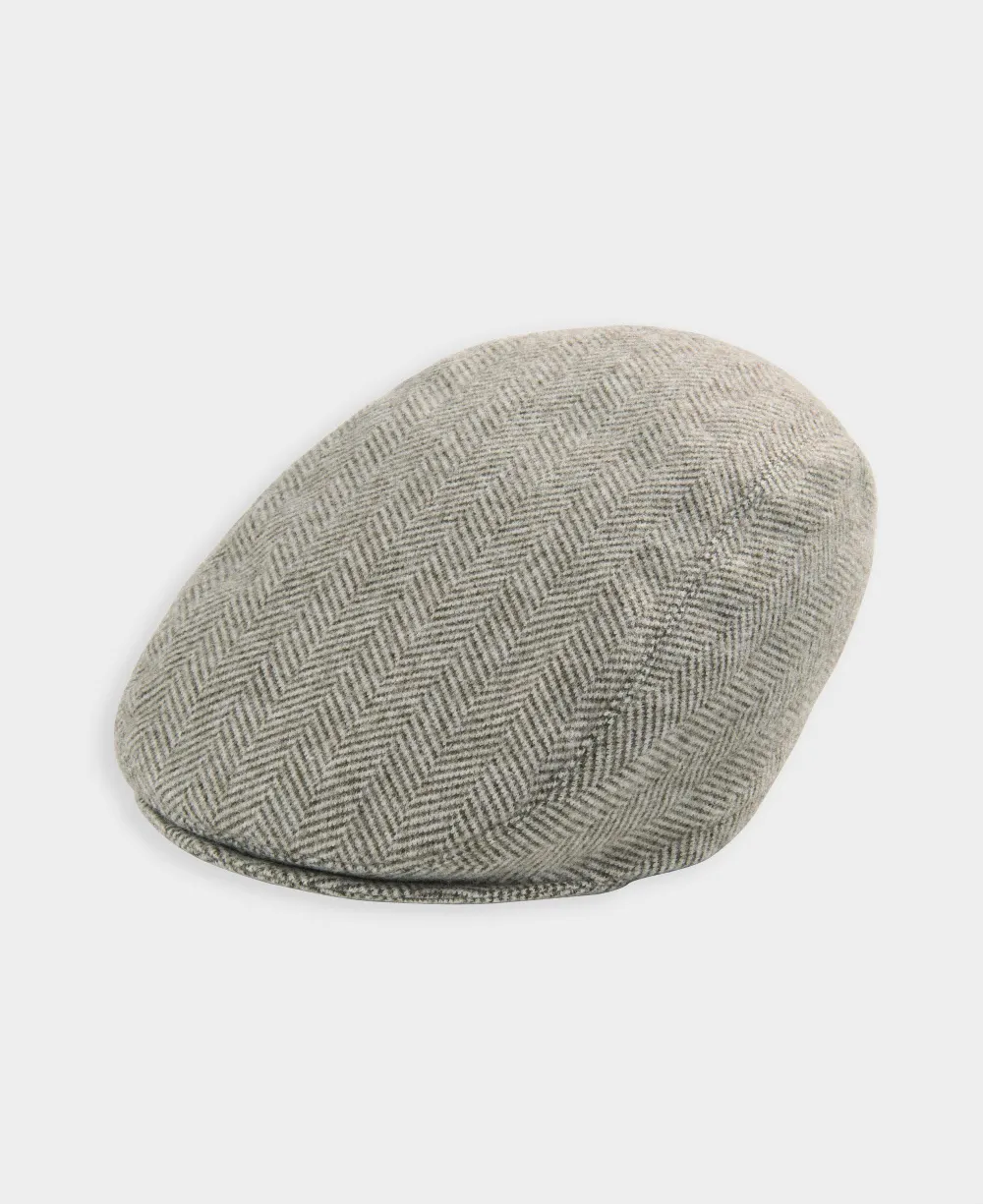 Herringbone Flat Cap
