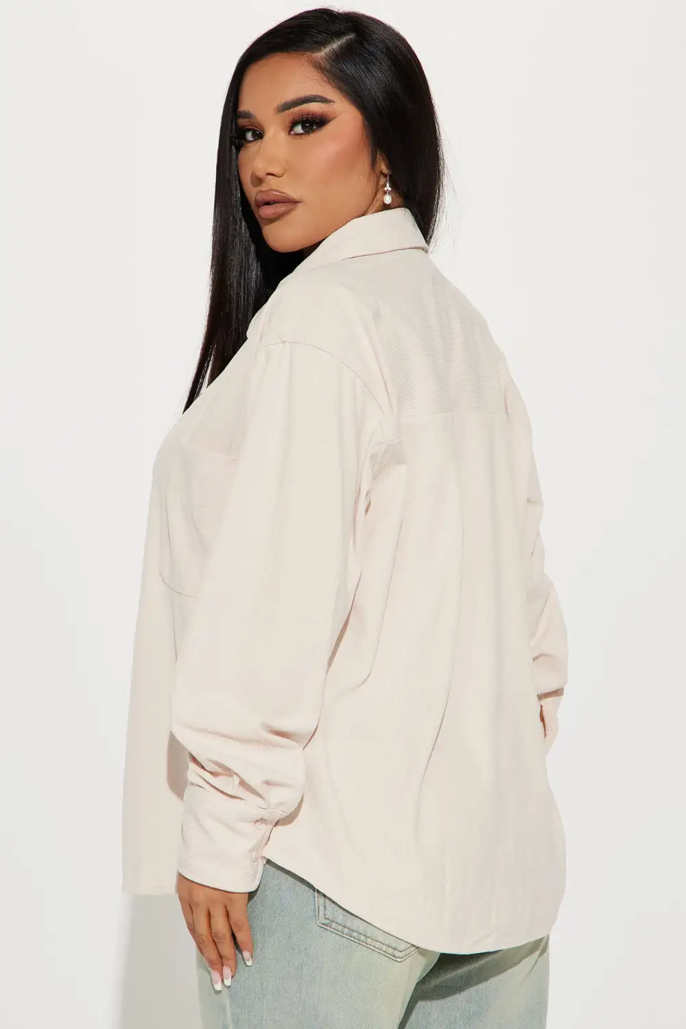 Georgie Corduroy Shirt - Cream