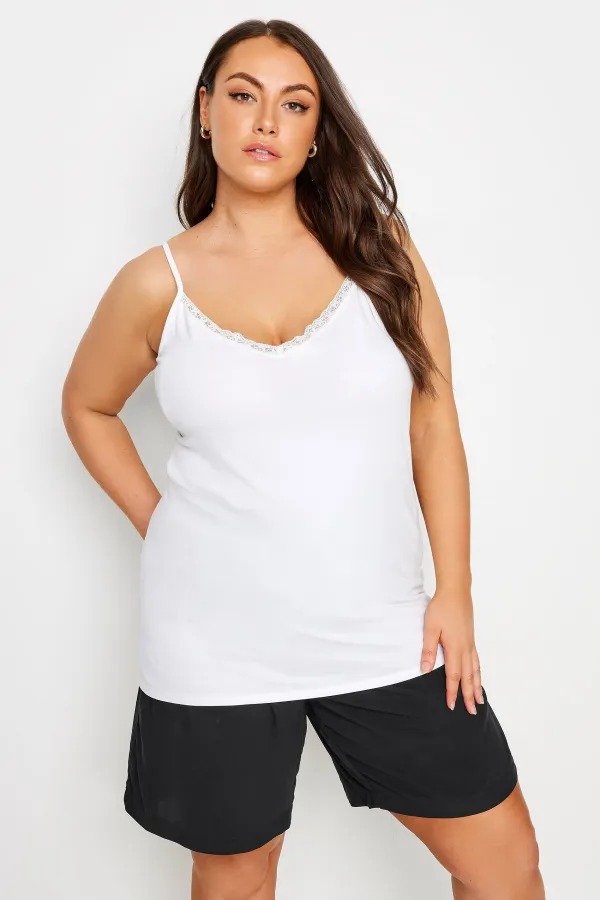 YOURS Curve Black Paperbag Shorts