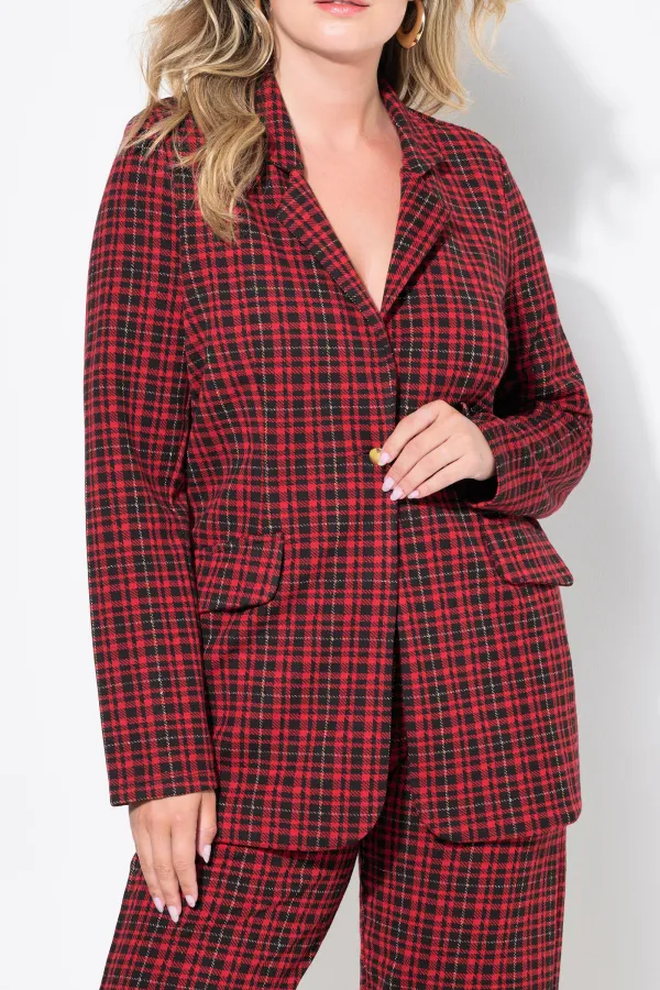 Ladies' Checkered Jacket