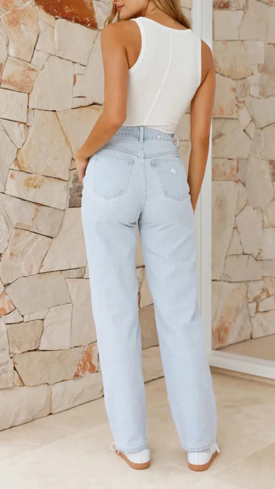 High Baggy Fit Jeans