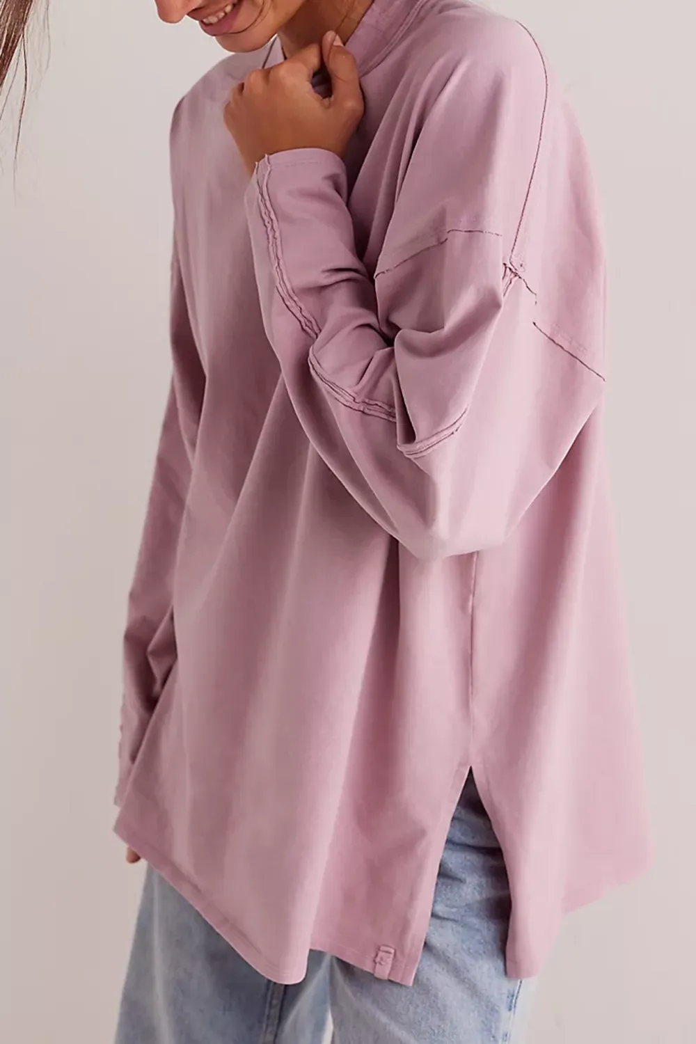 Oversized Crew Neck Sweatshirt