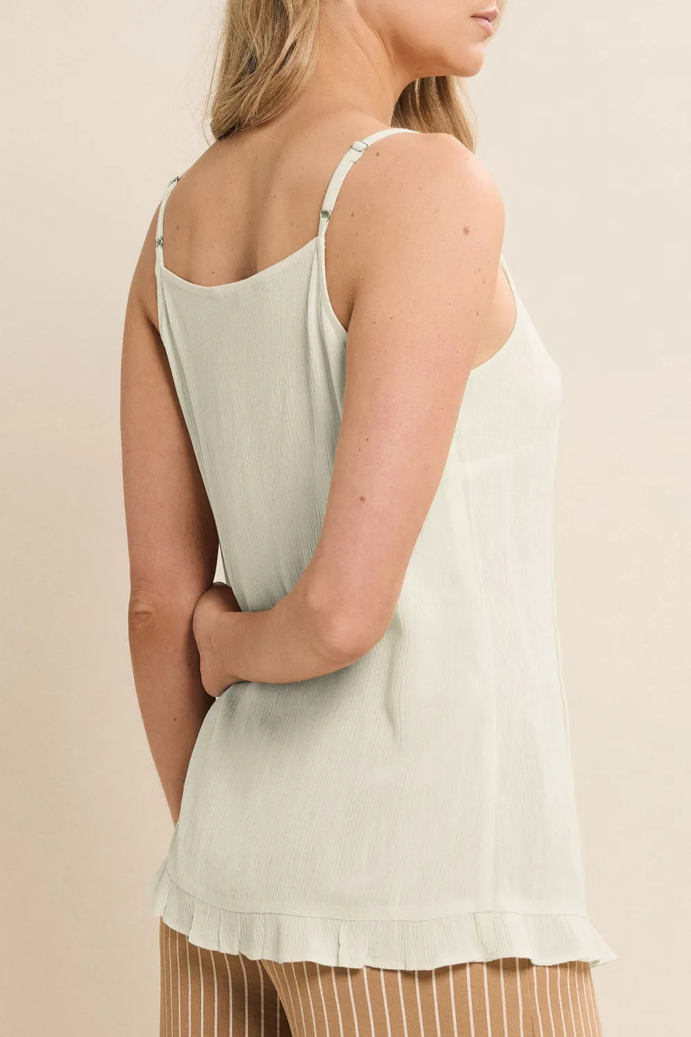 Lace Up Pleated Vest