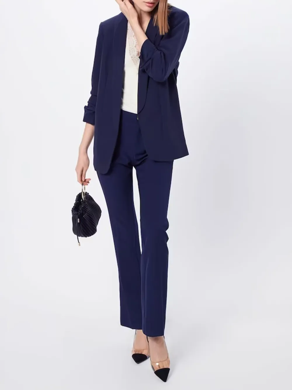 Plain Colored Soft Feel Blazer