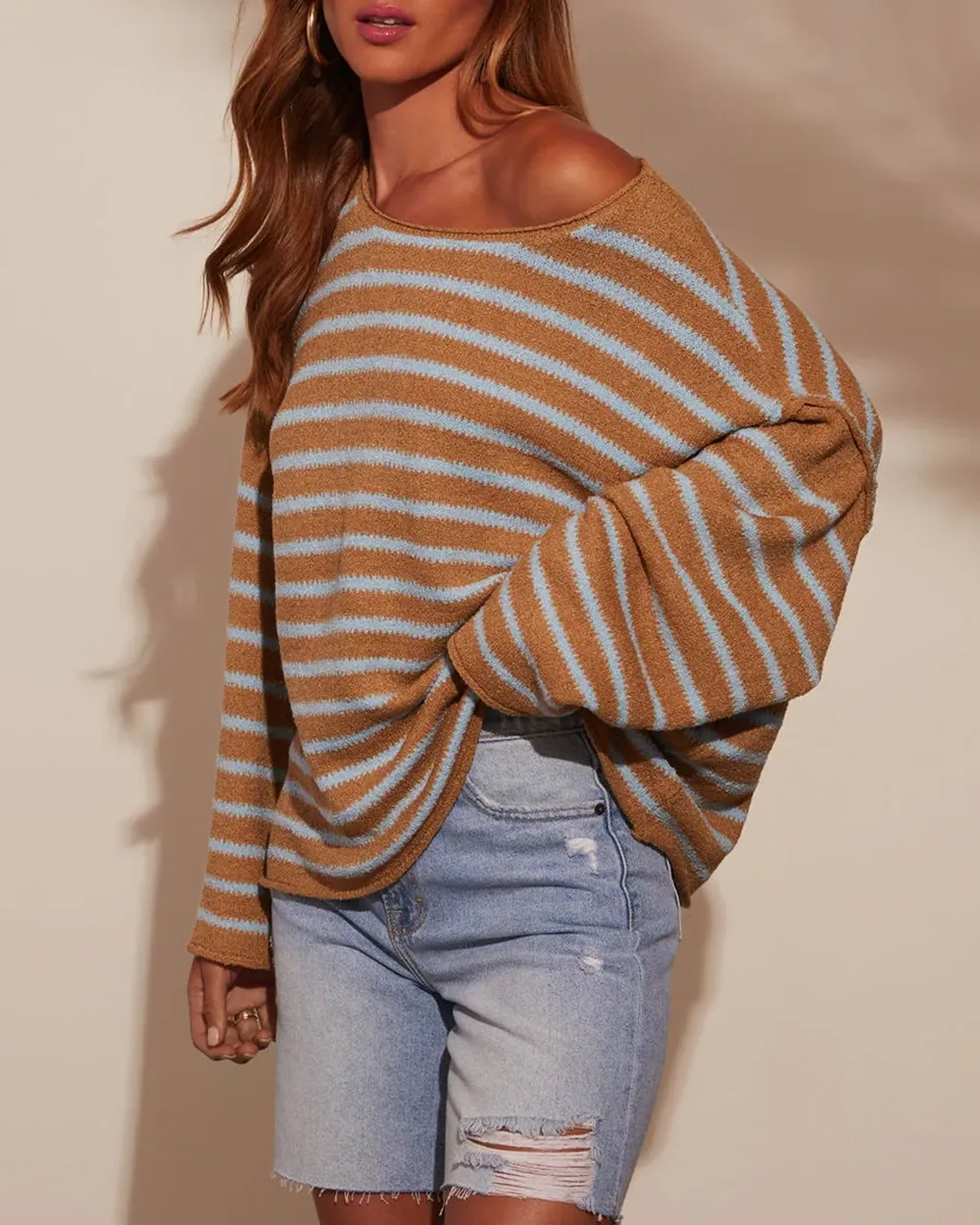 Striped Knit Sweater