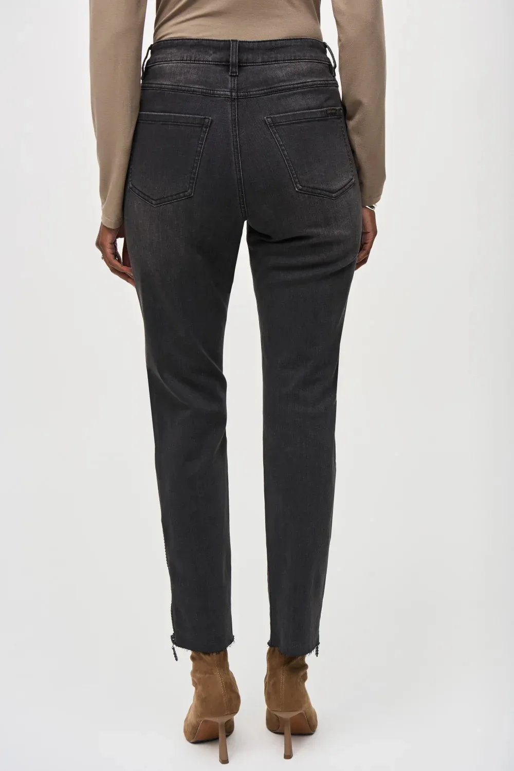 Dark Wash Straight - Leg Denim Jeans
