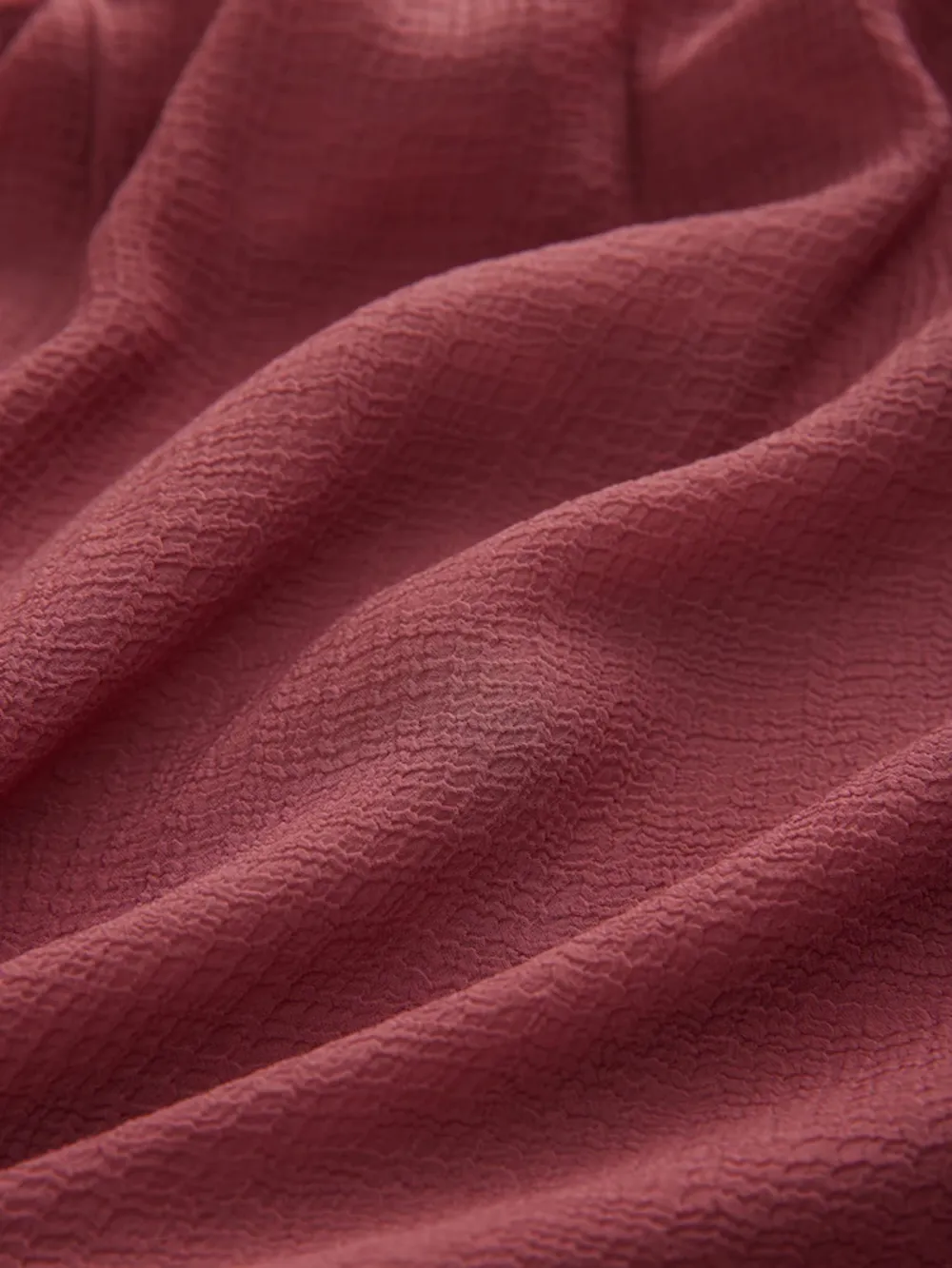 Pink Light And Elegant Dress With Lotus Leaf Hem