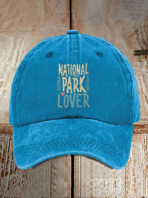 National Park Lover Comfort Colors Baseball Caps