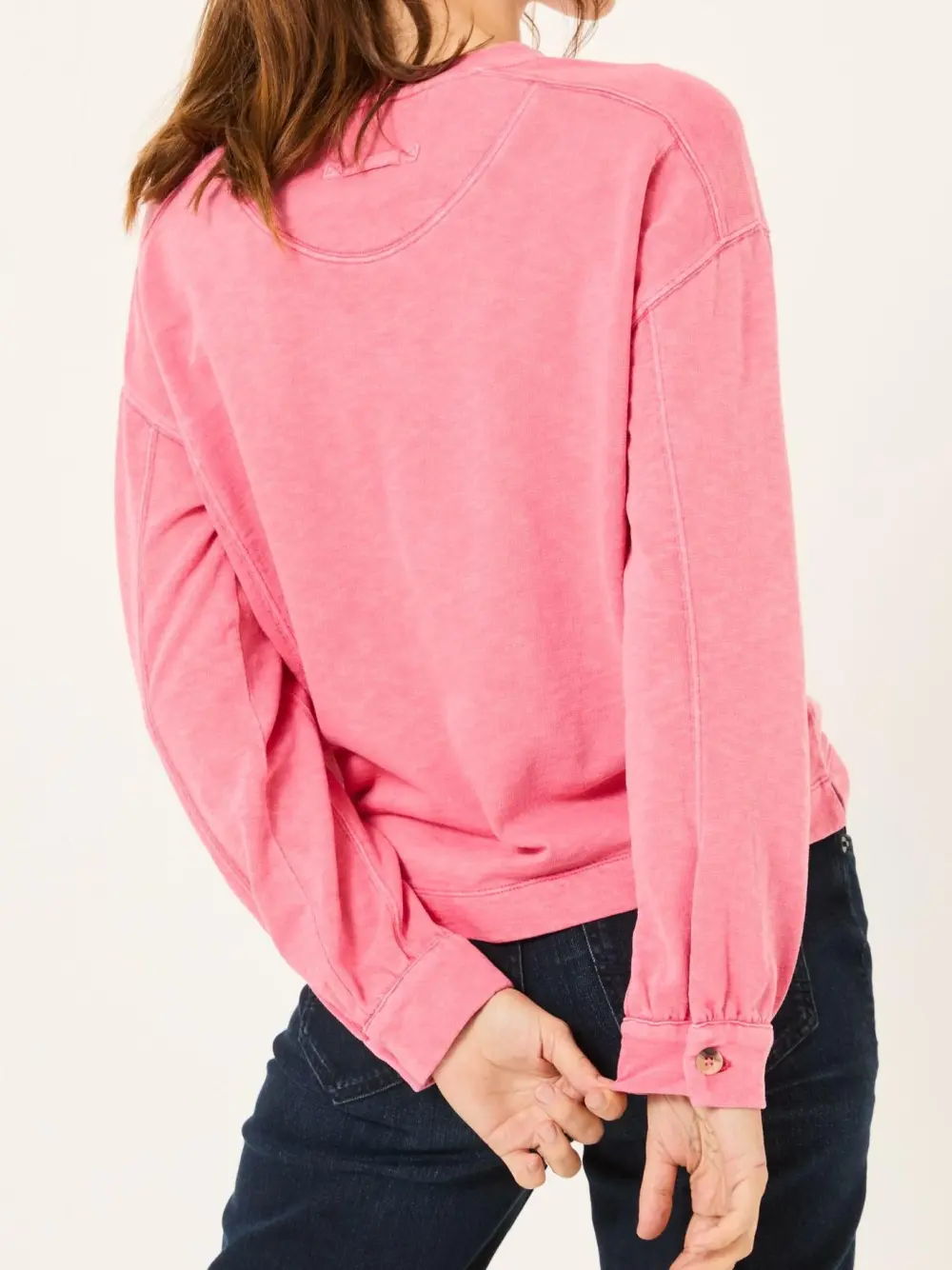 Gia Blush Pink Crew Sweat Top