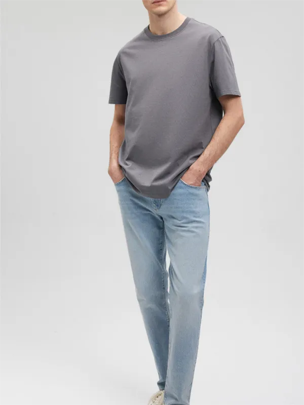 Gray Short - Sleeve Graphic Tee