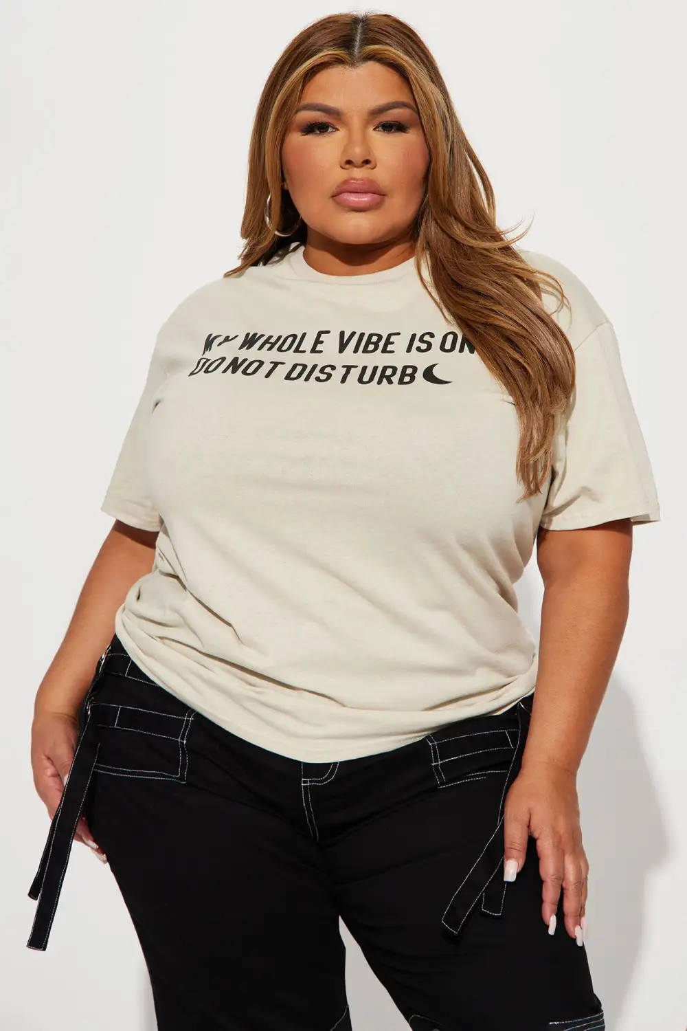 Do Not Disturb Graphic Tshirt - Sand