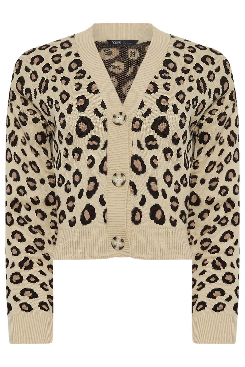 LIMITED COLLECTION Curve Blue Snowflake Knitted Cardigan