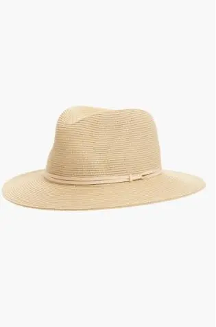 Natural Apricot Straw Hat