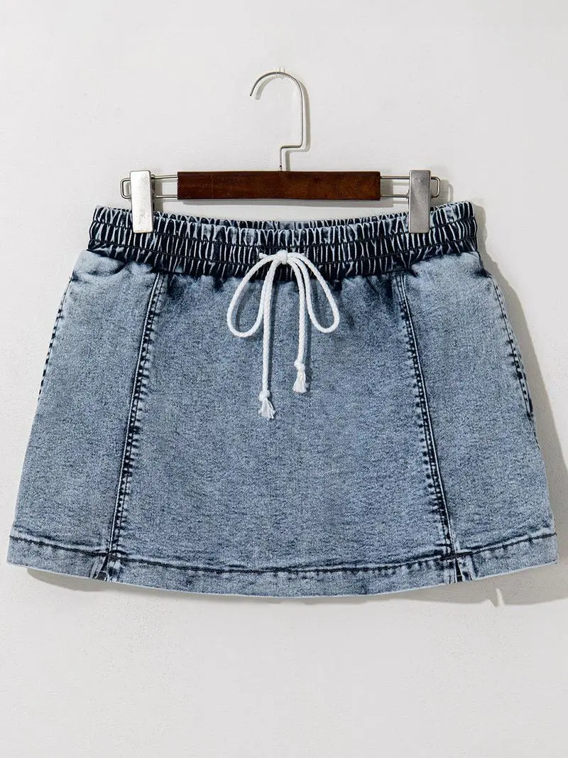 Classic Versatile Retro Dark Blue Shorts