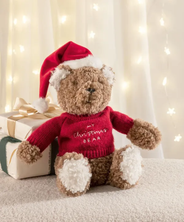 Bear Soft Toy - 'My Christmas Bear'