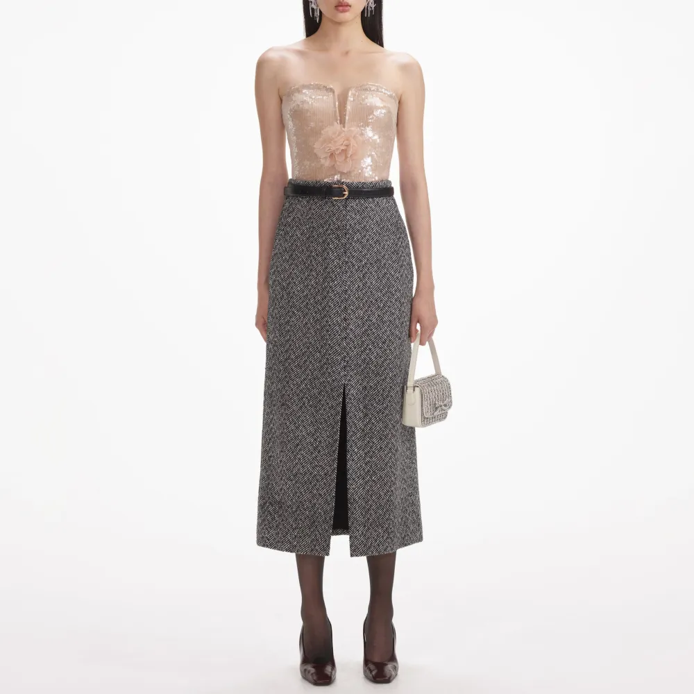 Champagne Sequin Top