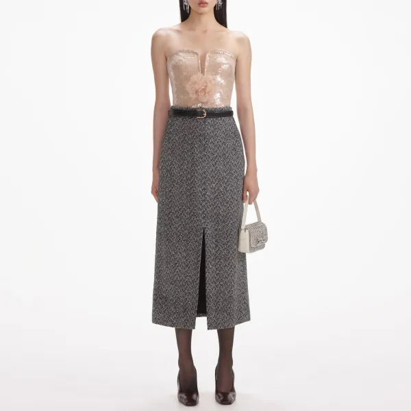 Champagne Sequin Top