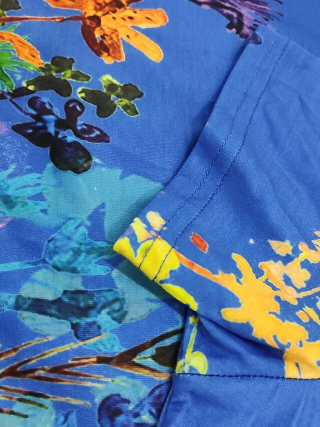 Women's T shirt Tee Black White Blue Graphic Floral Print Short Sleeve Casual Daily Basic V Neck Regular Floral Butterfly S