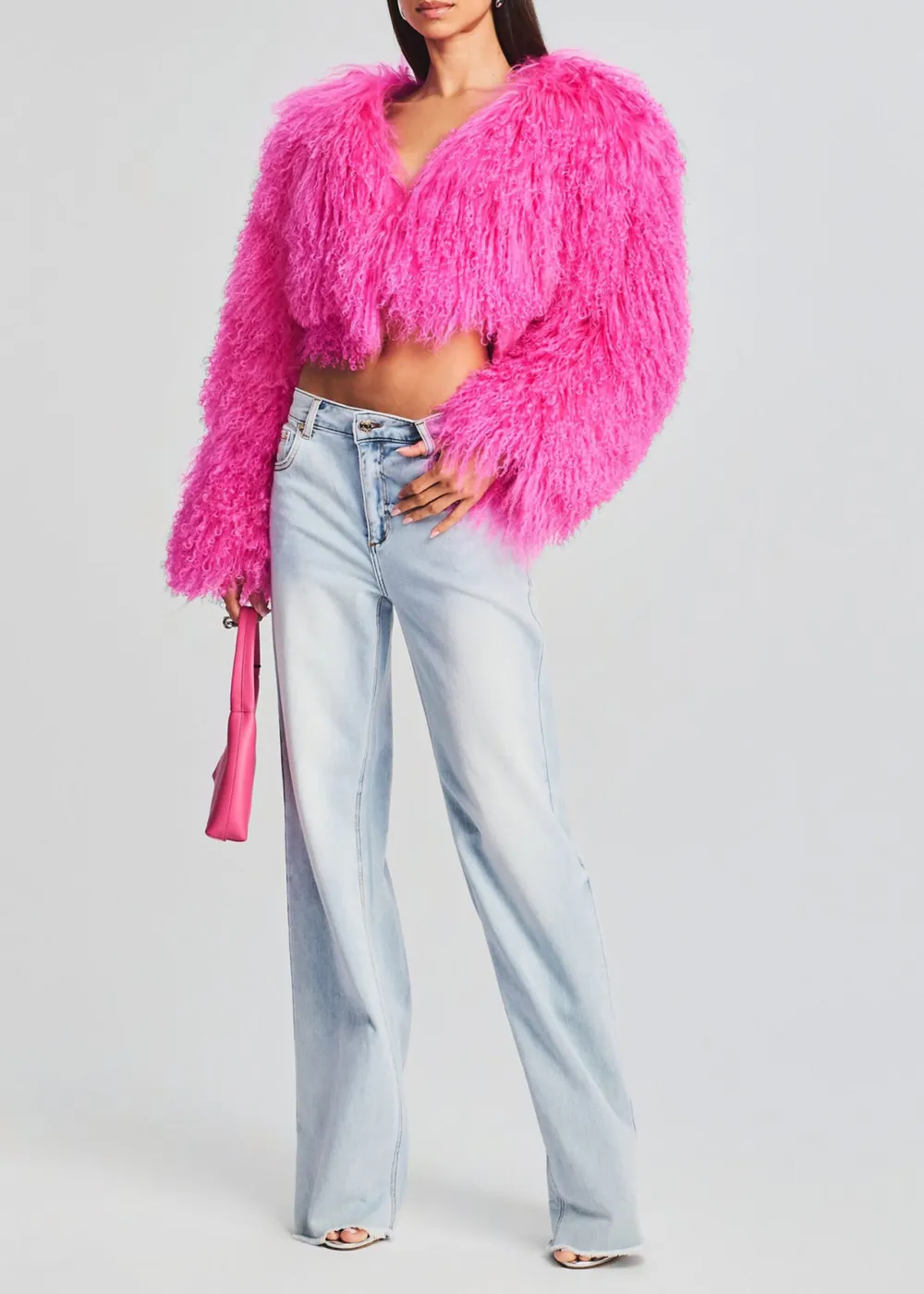 Long Sleeve Fur Jacket