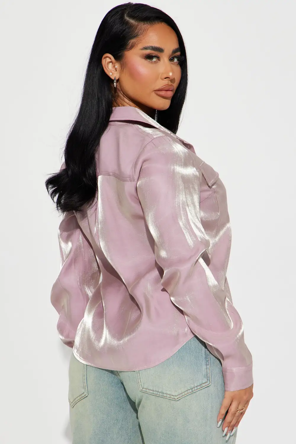 Shine On Me Shirt - Mauve