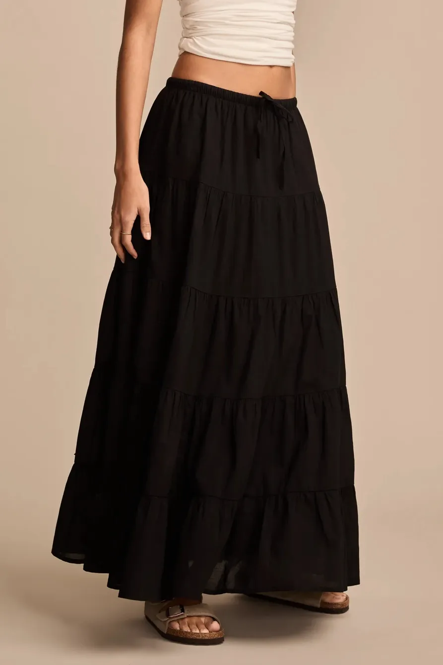 Meteorite Tiered Maxi Skirt