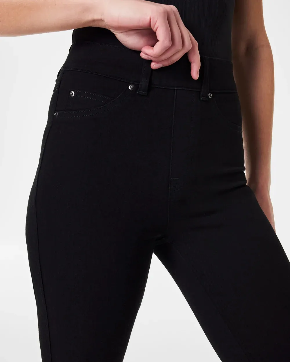 Clean Black Kick Flare Jeans