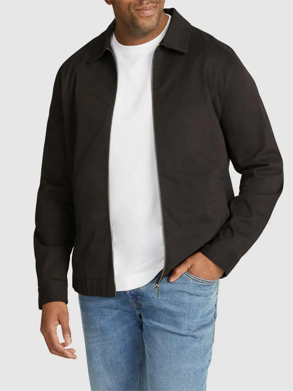 LAPEL HARRINGTON JACKET