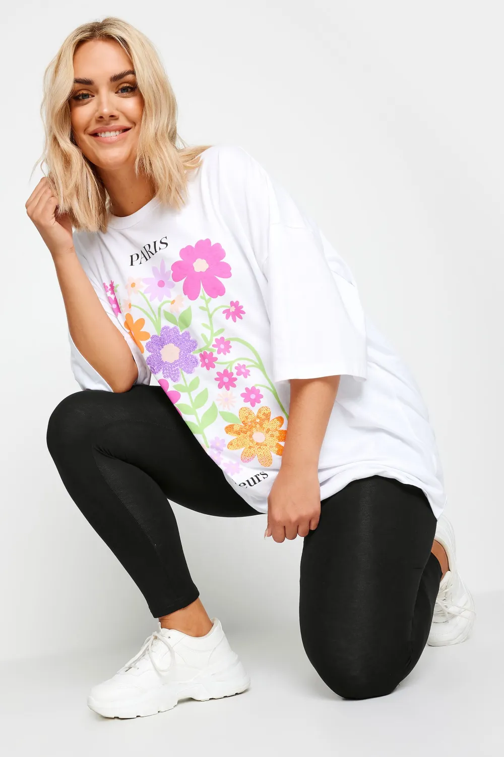 YOURS Curve Navy Blue Soft Touch Stretch Leggings