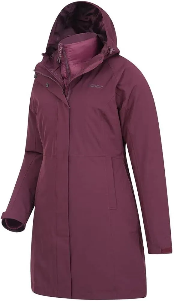 Mountain Warehouse Alaskan Womens Long 3 in 1 Jacket