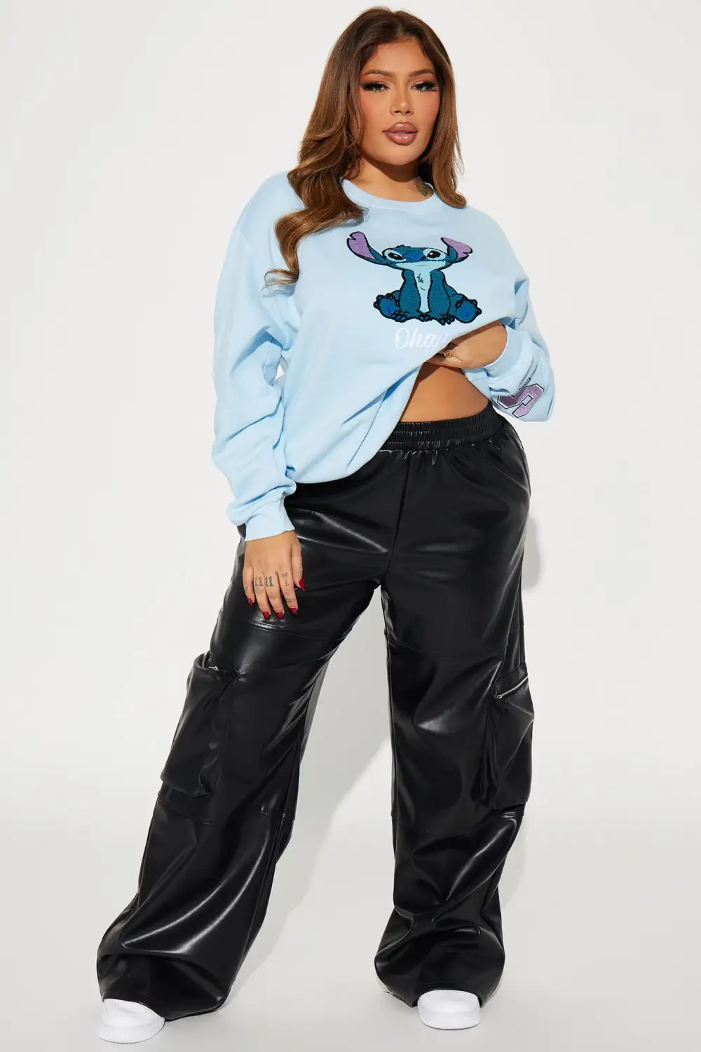 Ohana Stitch Sweatshirt - Blue