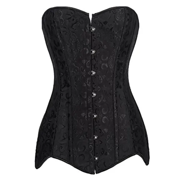 Corset Women's Plus Size Corsets Sexy Country Bavarian Overbust Corset Classic Tummy Control Push Up Artwork Pure Color Hook & Eye Lace Up Polyester Christmas Halloween Wedding Party Club Fall Winter