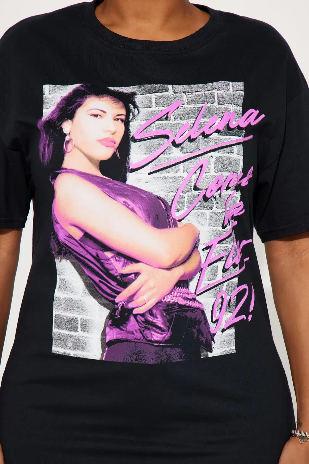 Selena 90s Tshirt - Black