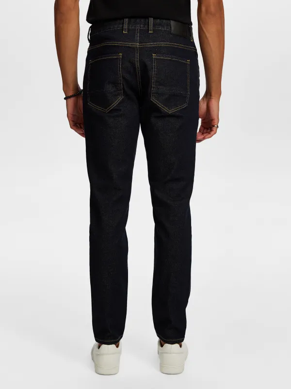 Dark Blue Casual Style Jean