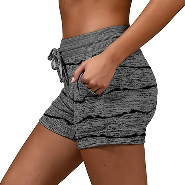 Women‘s Shorts Elastic Waist Soft Lounge Shorts Casual Shorts with Pocket