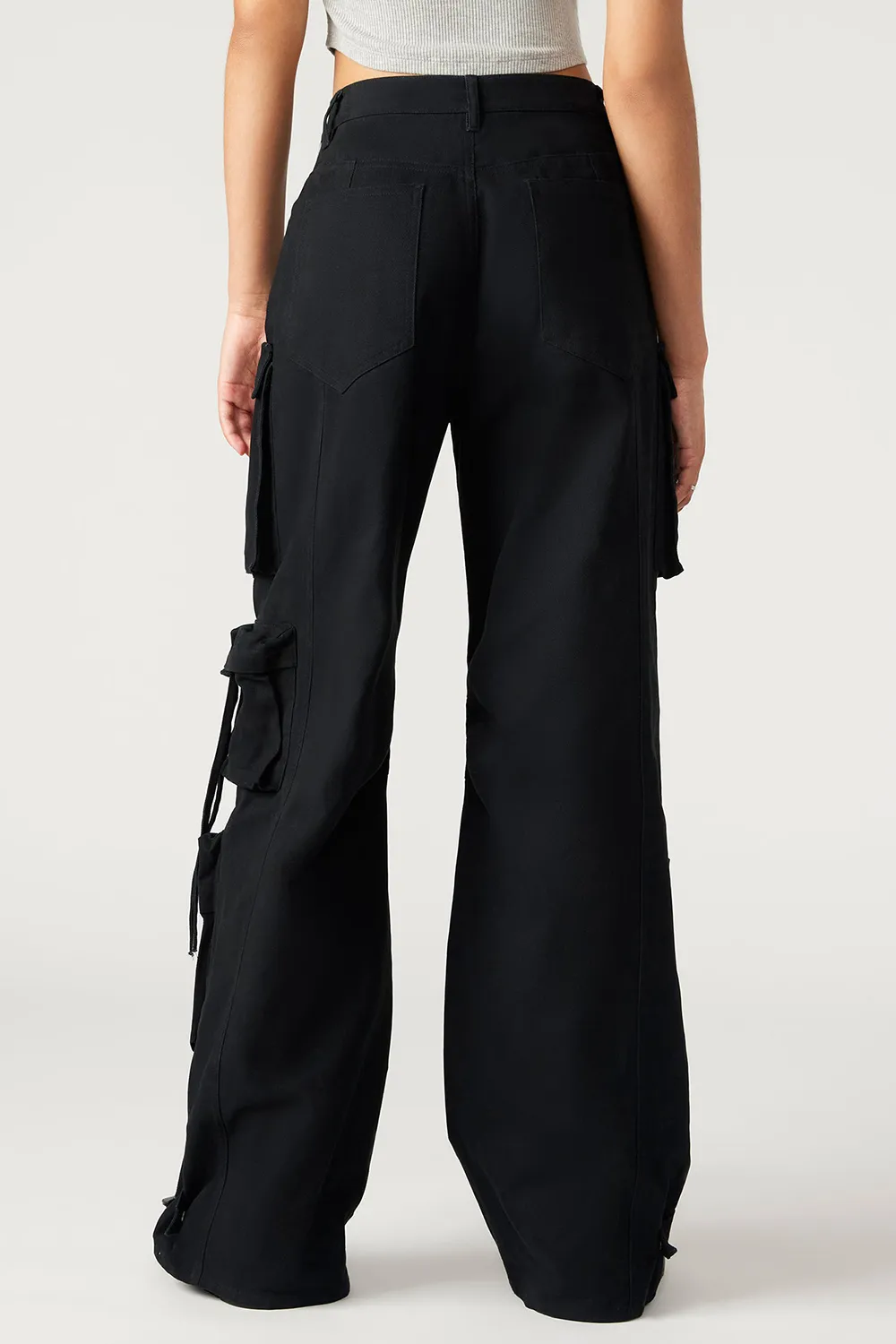 MID CARGO PANT BLACK