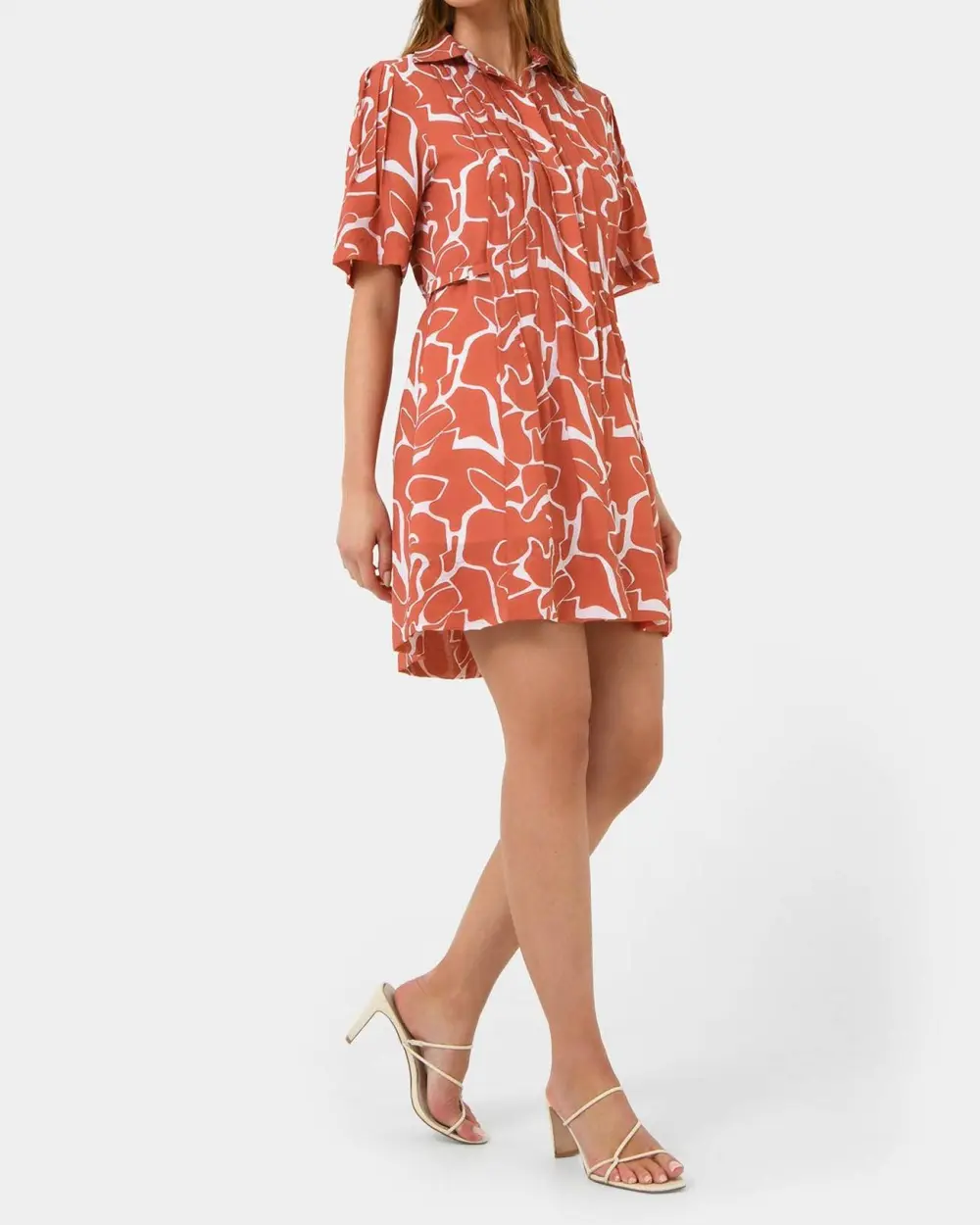 Relaxed Style Sunshine Pleated Dress