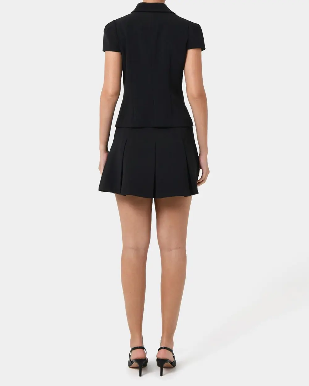 Button Down Jacket -Black